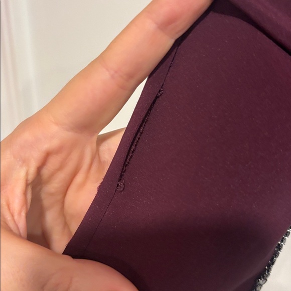 Armani Exchange Purple Dress with Silver Details - Picture 5 of 9